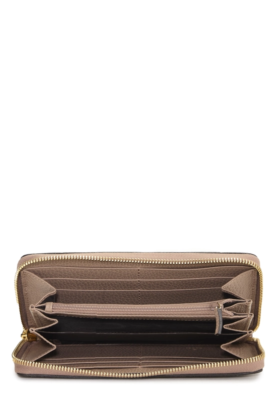 Pink Original GG Supreme Canvas Zip Around Wallet, , large image number 3