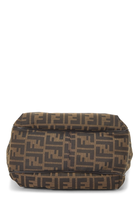 Brown Zucca Canvas Shoulder Bag Medium, , large image number 4