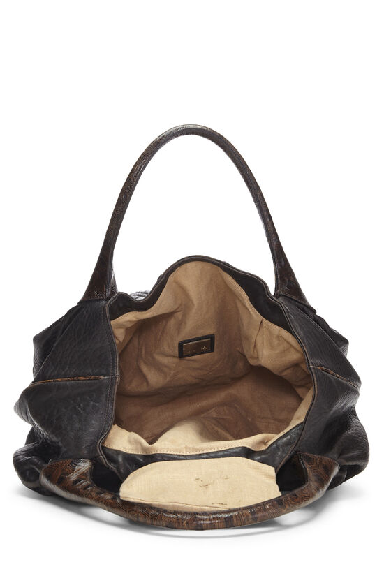 Brown Zucca Canvas & Leather Spy, , large image number 6
