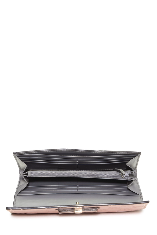 Pink & Grey Guccissima Bow Wallet, , large image number 3