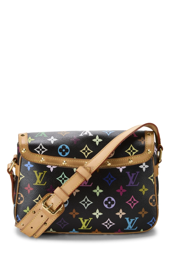 Takashi Murakami x Louis Vuitton Black Monogram Multicolore Sologne, , large image number 3
