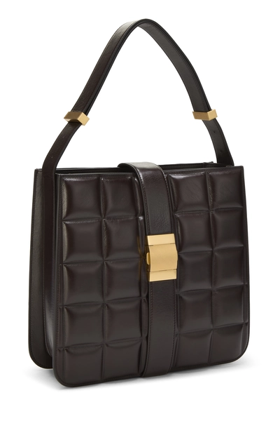 Brown Padded Maxi Marie Shoulder Bag, , large