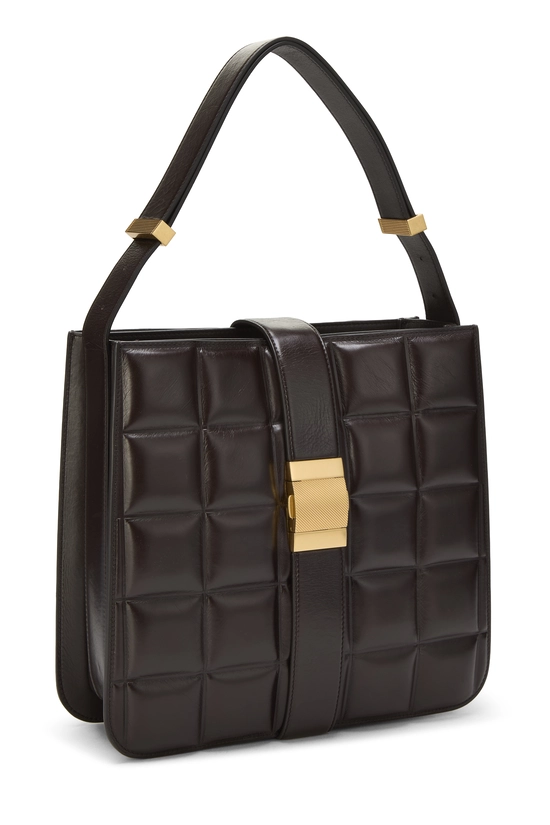 Brown Padded Maxi Marie Shoulder Bag, , large image number 1