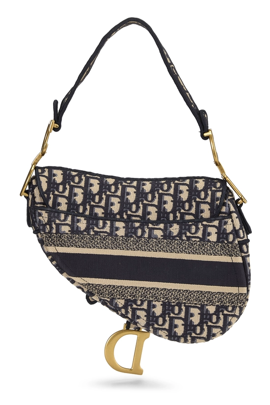 Navy Oblique Saddle Bag NM, , large image number 3