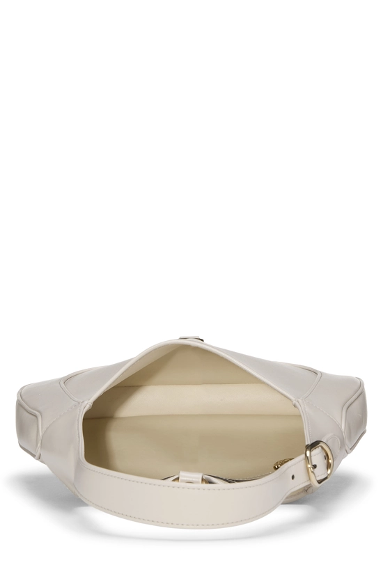 Grey Leather Jackie Shoulder Bag Medium, , large image number 5