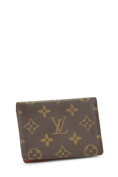 Monogram Canvas Porte 2 Cartes Vertical, , large