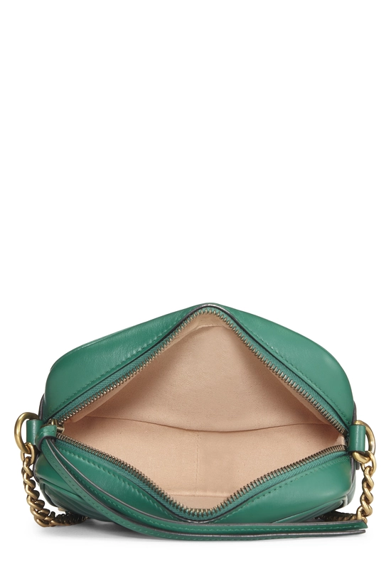 Green Leather GG Marmont Crossbody Mini, , large image number 5
