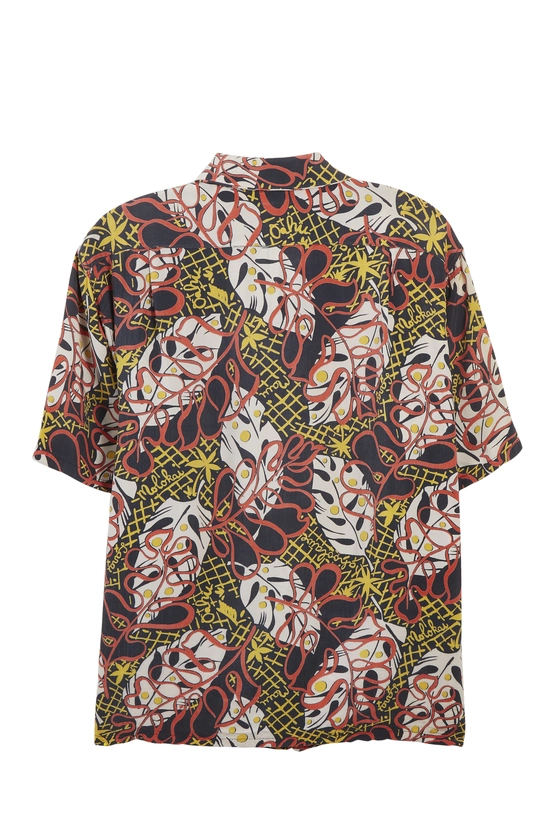 Multicolor Floral Hawaiian Shirt, , large image number 1