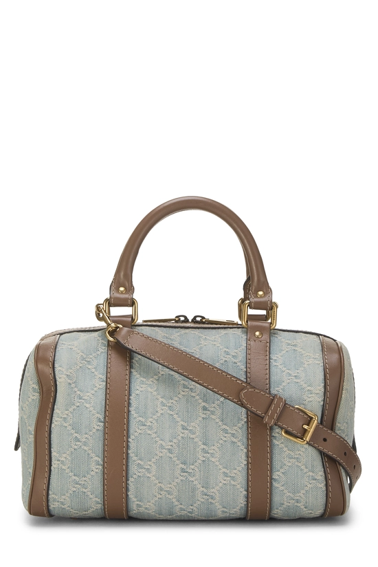 Blue Denim Boston Handbag Small, , large image number 3