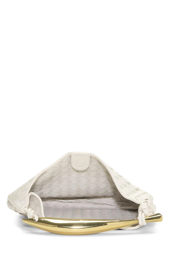 White Intrecciato Sardine Bag, , large image number 5