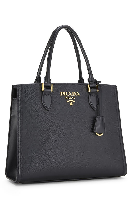 Black Saffiano Convertible Handbag, , large image number 1