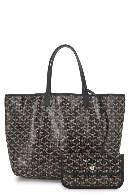 Black Goyardine Canvas Saint-Louis PM, , large image number 3