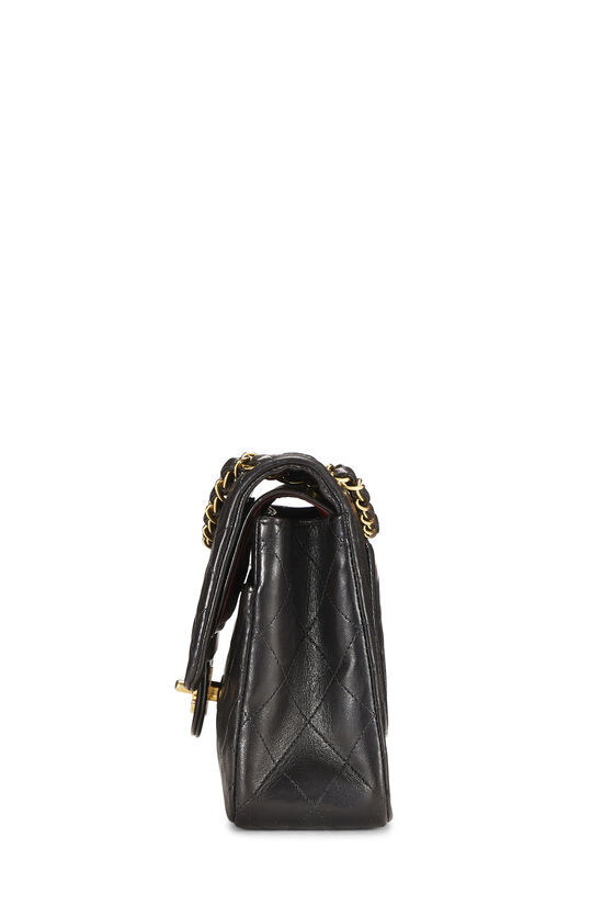 Chanel Black Quilted Lambskin Envelope Flap Shoulder Bag Q6B2FN1IKB006