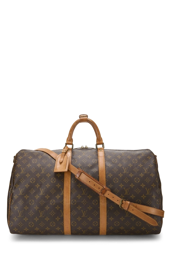Pre-Owned Monogram Canvas Keepall Bandouliere 55 QJB0GI4J0B02Q