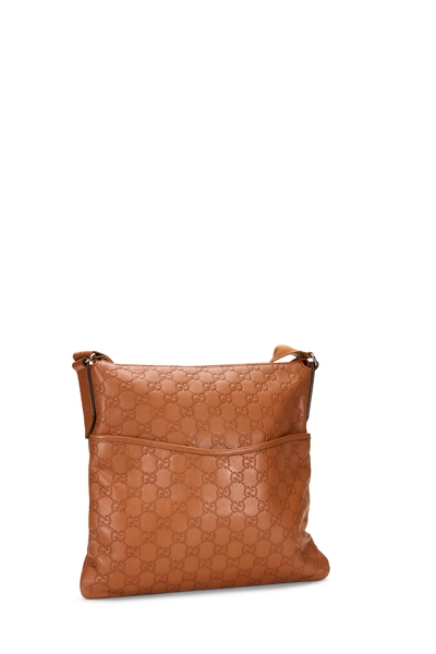 Orange Guccissima Pocket Messenger, , large
