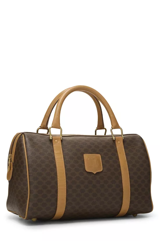 Brown Coated Canvas Macadam Handbag, , large image number 1