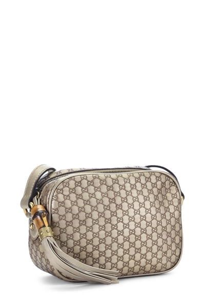 Gucci Gold Microguccissima Leather Camera Bag — photo 2