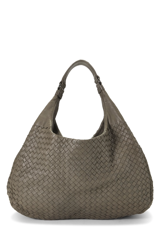Grey Intrecciato Campana Tote Medium, , large image number 0