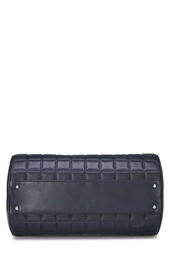 Navy Lambskin Chocolate Bar Handbag, , large image number 4