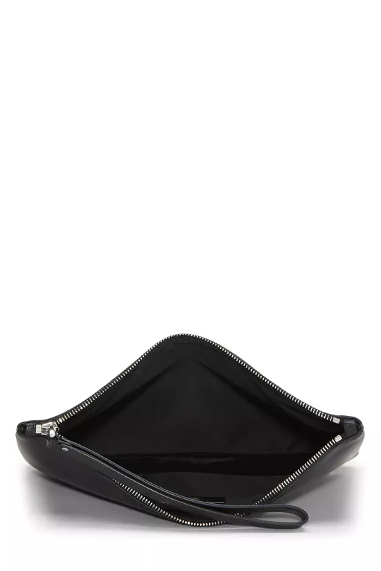 Black Calfskin VLTN Pouch, , large image number 3