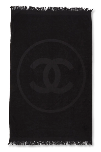 Chanel Black Terry Cloth 'CC' Beach Set — photo 2