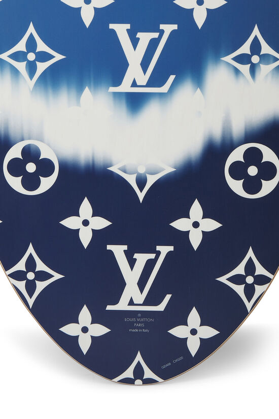 Louis Vuitton Blue Monogram Bandana Wood Escale Skimboard QJH4E046BB000