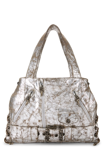 Silver Leather JJ Dean Bag