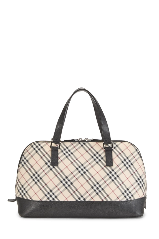 Black House Check Jacquard Dome Handbag, , large image number 3