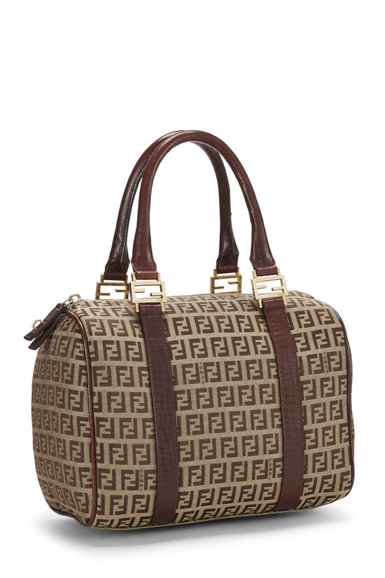 Brown Zucchino Canvas Boston Bag Mini, , large image number 1