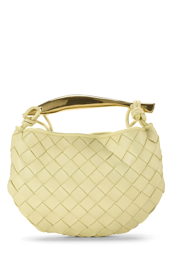 Yellow Intrecciato Sardine Bag Mini, , large image number 0
