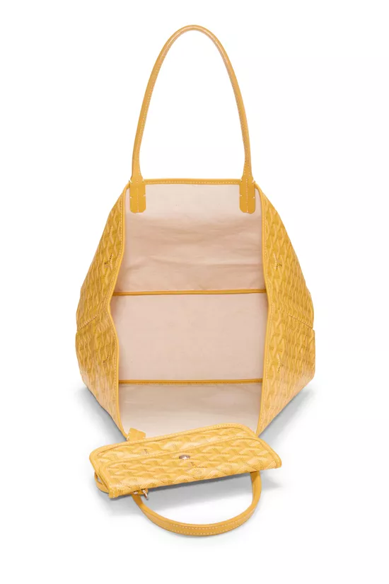 Yellow Goyardine Canvas Saint-Louis PM, , large image number 5