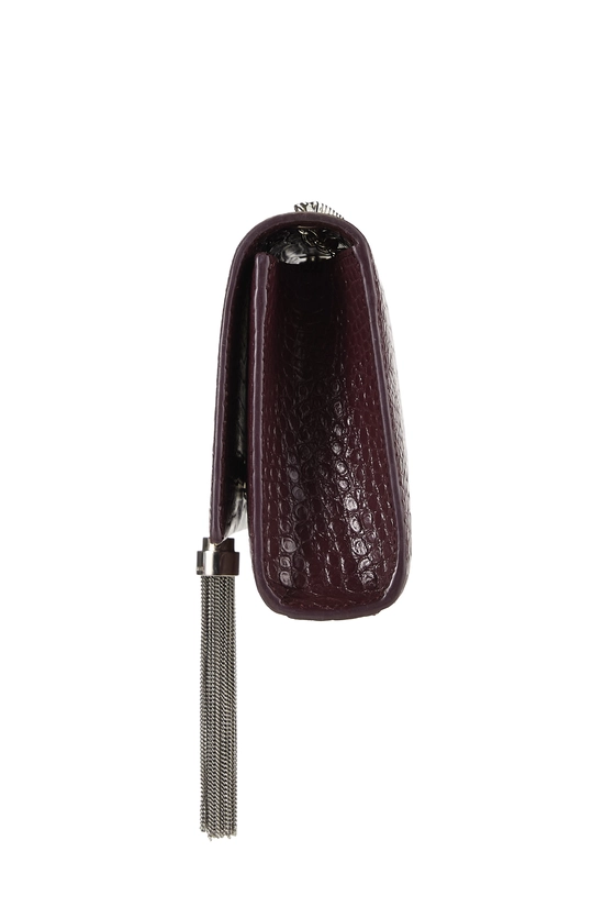 Burgundy Embossed Kate Tassel Small, , large image number 2