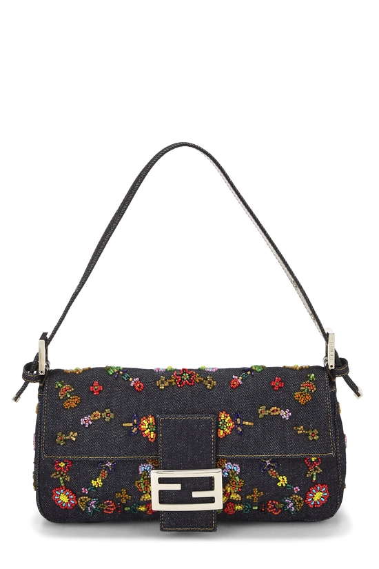 Navy Denim Baguette, , large image number 0