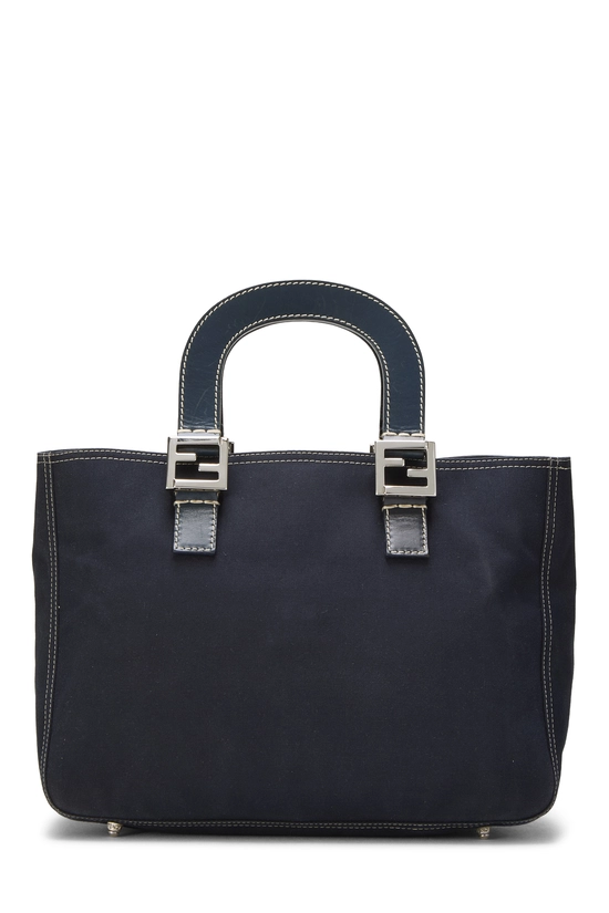 Navy Canvas Handbag, , large image number 3