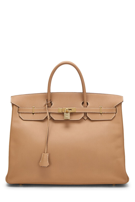 Natural Epsom Birkin 40, , large image number 0