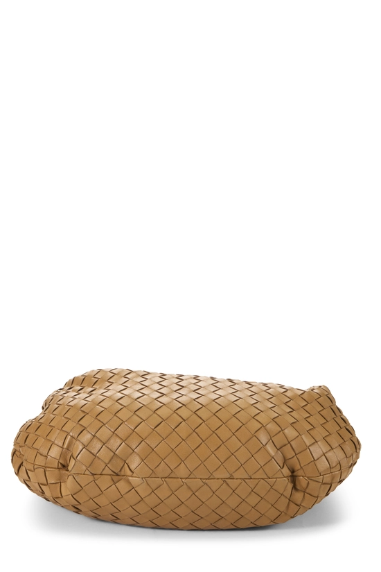 Brown Intrecciato Leather Jodie Small, , large image number 4