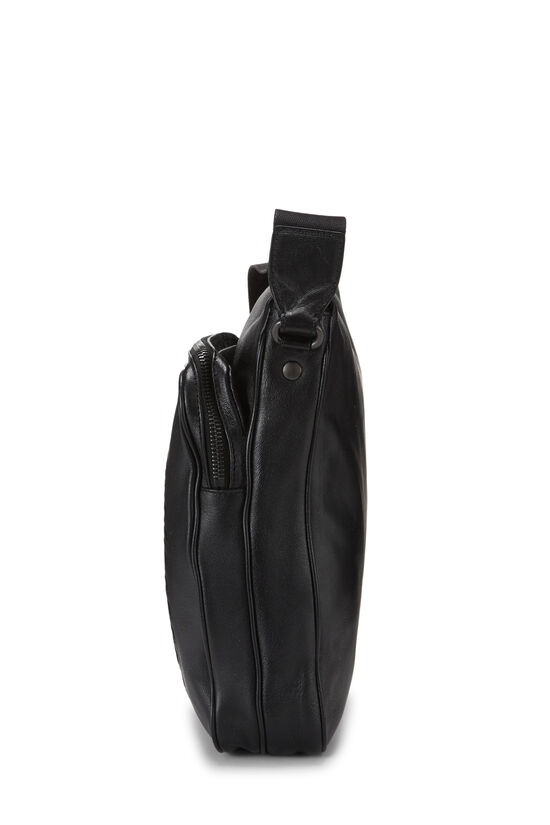 Black Intrecciato Messenger Bag, , large image number 2