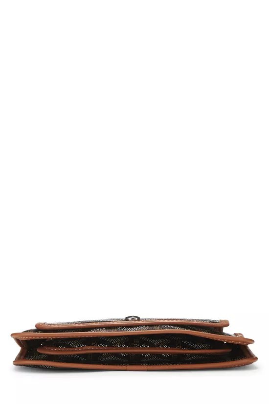 Black Goyardine Canvas Plumet, , large image number 4