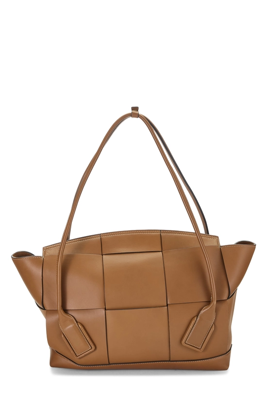 Brown Maxi Intrecciato Arco Medium, , large image number 3