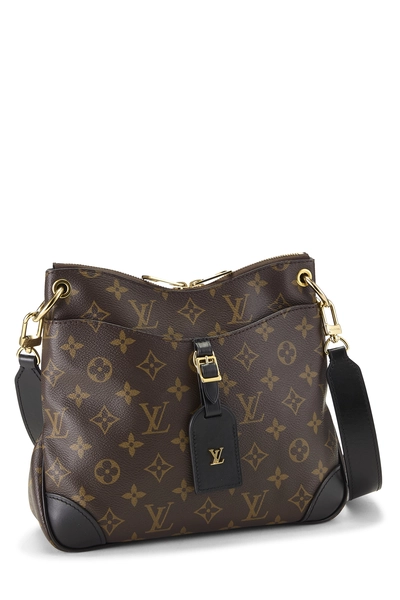 Black Monogram Canvas Odeon PM NM, , large