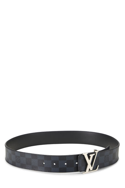 Damier Cobalt LV Initiales Reversible Ceinture 85, , large