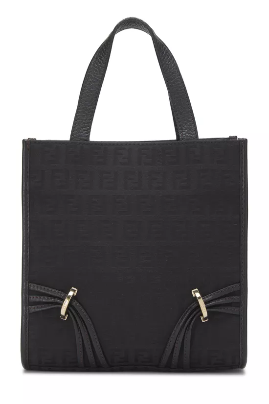 Black Zucchino Canvas Handbag Mini, , large image number 3