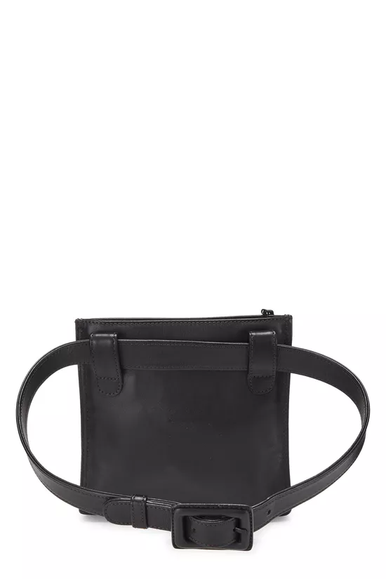 Black Calfskin Waist Pouch, , large image number 3
