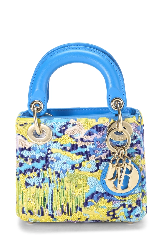Multicolor Beaded Lady Dior Micro, , large image number 0