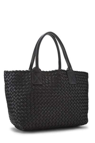 Bottega Veneta Black Intrecciato Cabat Tote Medium — photo 2