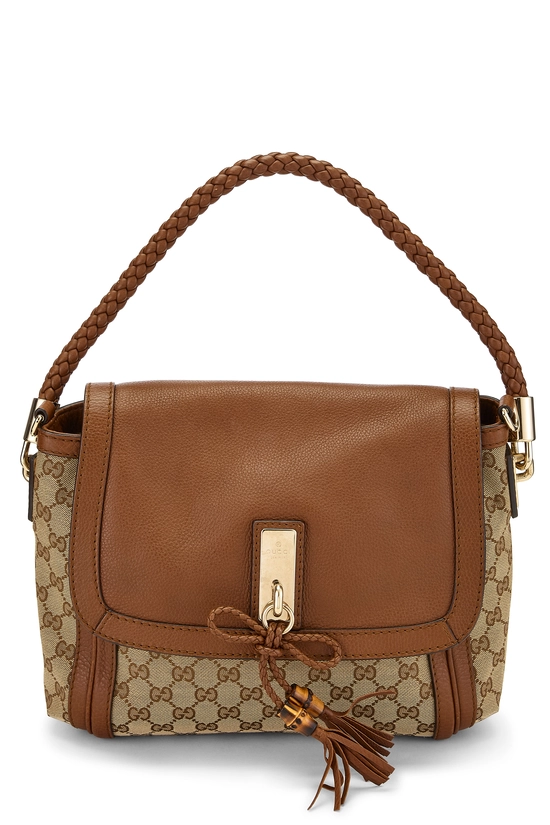 Brown Original GG Canvas Bella Shoulder Bag, , large image number 0