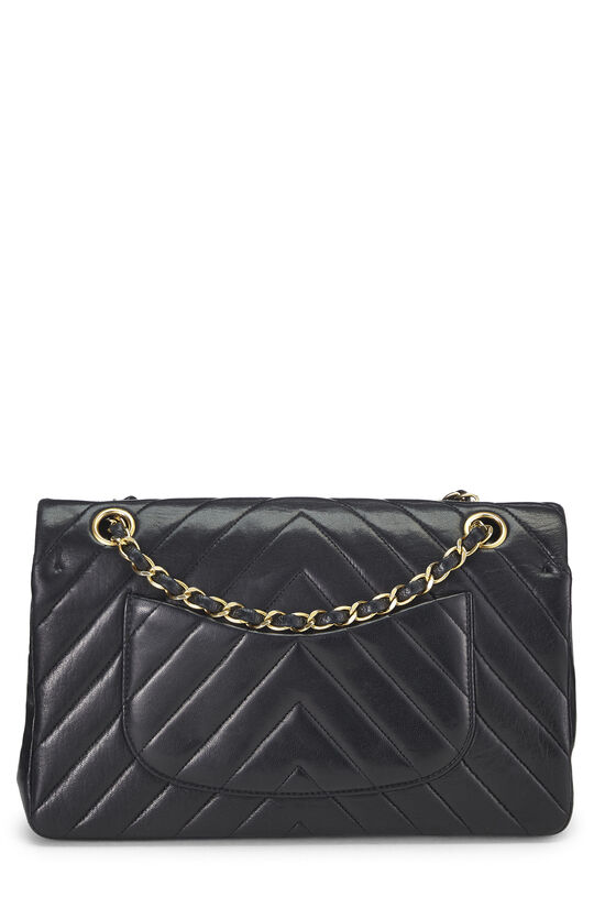 Handbags Chanel Chanel Full Flap Chain Shoulder Bag Black Quilted Lambskin