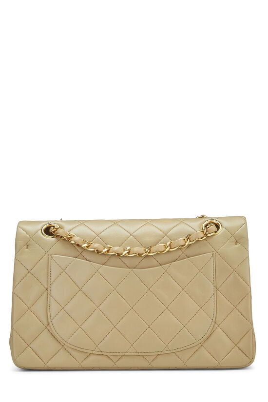 Chanel Beige Quilted Lambskin Paris Limited Double Flap Small Q6B02P1IIH003