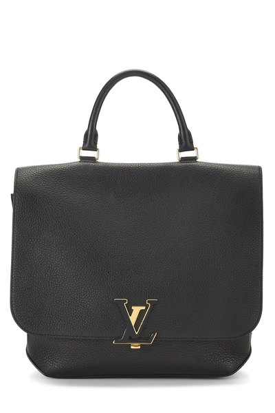 Black Taurillon Leather Volta