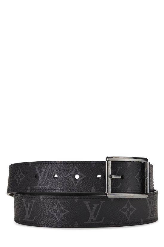 Black Monogram Eclipse Reverso Belt 100, , large image number 0